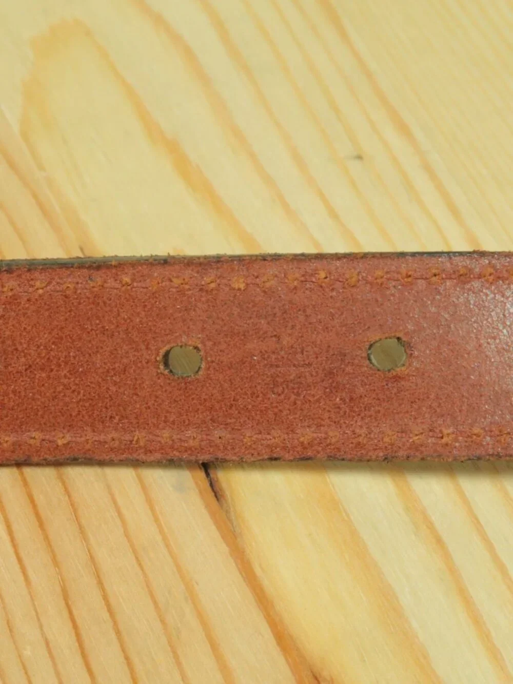 Hugo Boss Chuck-o Leather Dress Belt Mens 36 Light Tan
